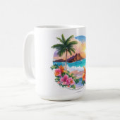 Majestueuze palmboom en zonsondergang in Mok (Voorkant links)