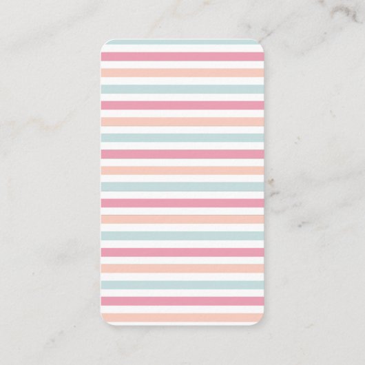 Majestueuze parel onder het Zeeen Baby shower Informatiekaartje (Achterkant)