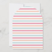 Majestueuze parel onder het Zeeen Baby shower Kaart (Achterkant)