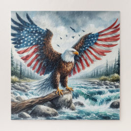 Majestueuze Patriottische Adelaar Legpuzzel