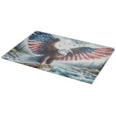 Majestueuze Patriottische Adelaar Snijplank (Hoek)