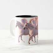 Majestueuze Pegasus in de Wolken Mok (Voorkant links)