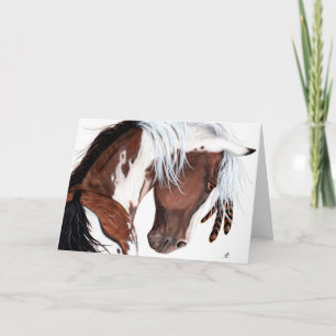 Majestueuze Pinto Paint Horse door BiHrLe Kaart