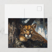 Majestueuze poema in bos briefkaart (Voorkant / Achterkant)