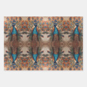Majestueuze pracht van het Boho Peacock-inpakpapie Inpakpapier Vel (Voorkant)