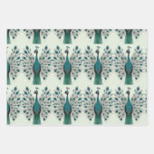 Majestueuze pracht van het Boho Peacock-inpakpapie Inpakpapier Vel (Voorkant)