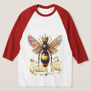 Majestueuze Queen Bee illustratie met een kroon T-shirt
