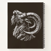 Majestueuze Ram - Fel en Edel Notitieboek (Achterkant)