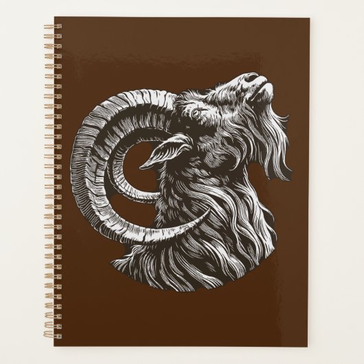 Majestueuze Ram - Fel en Edel Planner (Voorkant)