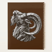 Majestueuze Ram - Fel en Edel Planner (Achterkant)