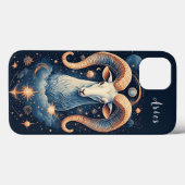 Majestueuze Ram Omringd door Hemellichamen Case-Mate iPhone Case (Achterkant (horizontaal))
