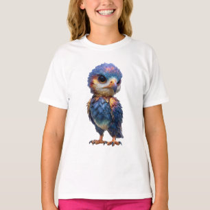 Majestueuze Regenboog Feniks Uil Kuiken Kinderen T-shirt
