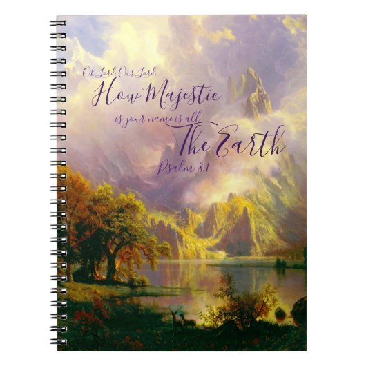 Majestueuze Rocky Mountains Notitieboek (Voorkant)