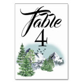 Majestueuze Rocky Mountains Pacific Northwest Fore Kaart (Achterkant)