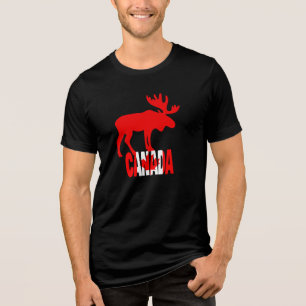 Majestueuze Rode Eland Canada Grafische T-shirt