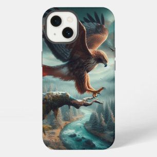 Majestueuze Roodstaartbuizerd in vlucht iPhone 13 Hoesje
