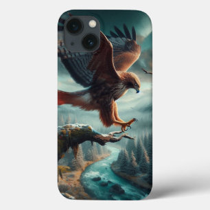 majestueuze roodstaarthaai springt omhoog Case-Mate iPhone case