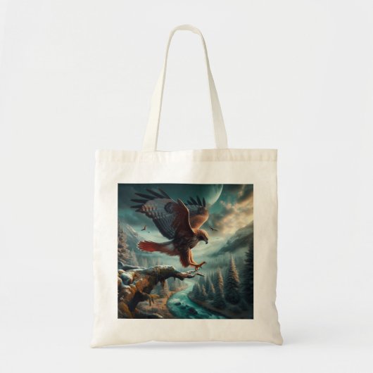 majestueuze roodstaarthaai springt omhoog tote bag (Voorkant)