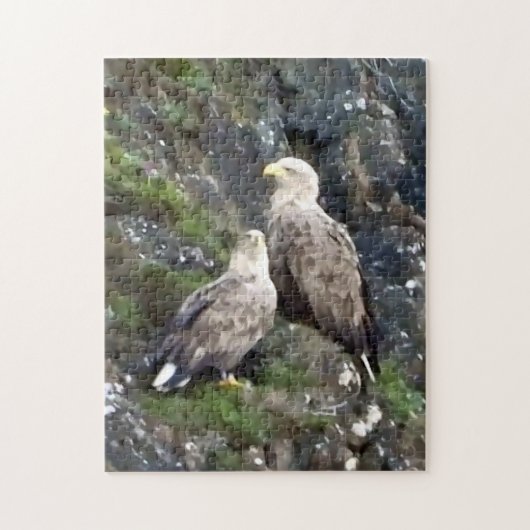 Majestueuze Roofvogel Witstaartzeearend Paar Legpuzzel (Verticaal)