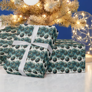 Majestueuze rust: groen en goud cadeaupapier
