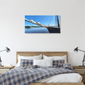 Majestueuze Schooner Zeilboot Nautische fotografie Canvas Afdruk (Insitu (Slaapkamer))