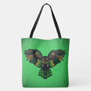 Majestueuze Smaragd Uil Tote Bag