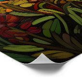 Majestueuze sneeuwtoppen en ongerepte alpine water poster (Hoek)