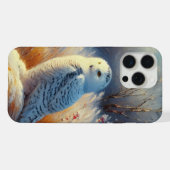 Majestueuze Sneeuwuil in de Wildernis iPhone Hoesje (Achterkant horizontaal)