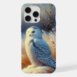 Majestueuze Sneeuwuil in de Wildernis iPhone 15 Pro Max Case