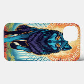 Majestueuze Spirit Wolf Hoesje (Achterkant (horizontaal))