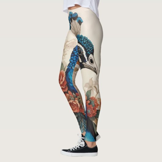 Majestueuze Splendore de Boho Peacock Leggings (Links)