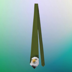 Majestueuze Steenarend Kop Patriottische Halsdoek Stropdas