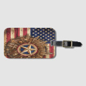 Majestueuze ster-spangled banner bagagelabel (Voorkant (horizontaal))