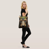 majestueuze synthese tote bag (Op model)