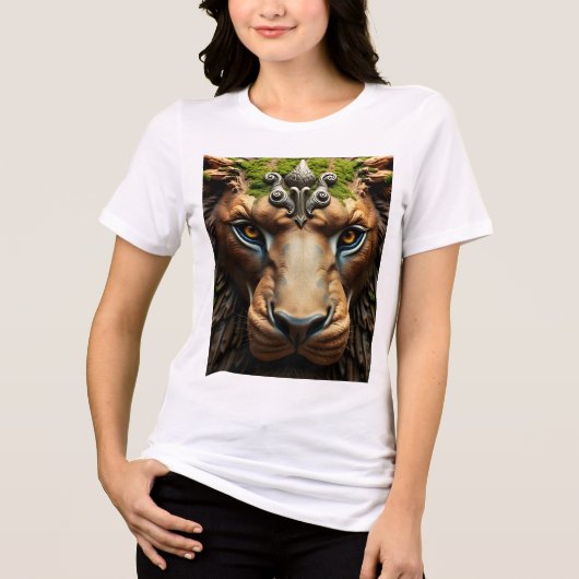 majestueuze synthese Tri-Blend shirt (Voorkant)