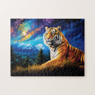 Majestueuze Tijger Chinese Zodiak Kunst Legpuzzel