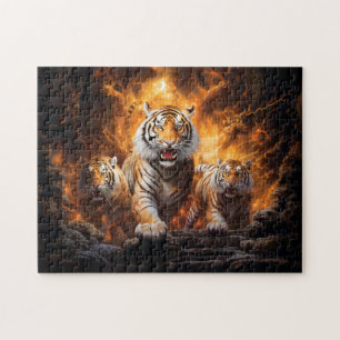 Majestueuze Tijger Chinese Zodiak Kunst Legpuzzel