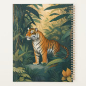 Majestueuze tijger in het Oerwoud Elegant Wildlife Planner (Achterkant)