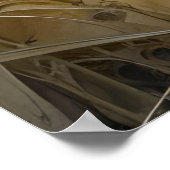 Majestueuze tijger in Waterverf Poster (Hoek)