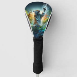Majestueuze Tijger Spetterende Fantasie Wilde Natu Golfheadcover