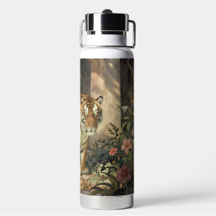 Majestueuze Tijger Wandelend in de Oude Duinen Waterfles
