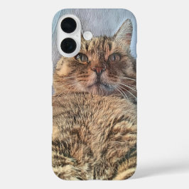 Majestueuze Tijgerkat iPhone 16 Hoesje