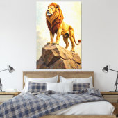majestueuze trots canvas afdruk (Insitu (Slaapkamer))