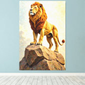 majestueuze trots canvas afdruk (Insitu (Houten vloer))
