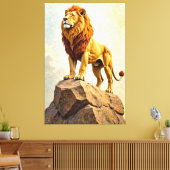 majestueuze trots canvas afdruk (Insitu (Woonkamer))