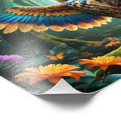 Majestueuze Uil Phoenix Hybride Foto Afdruk (Hoek)