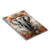 Majestueuze versierde olifant wilde dieren notitieboek (Rechterzijde)