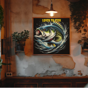 Majestueuze vissen: De grote-mondwonder Poster