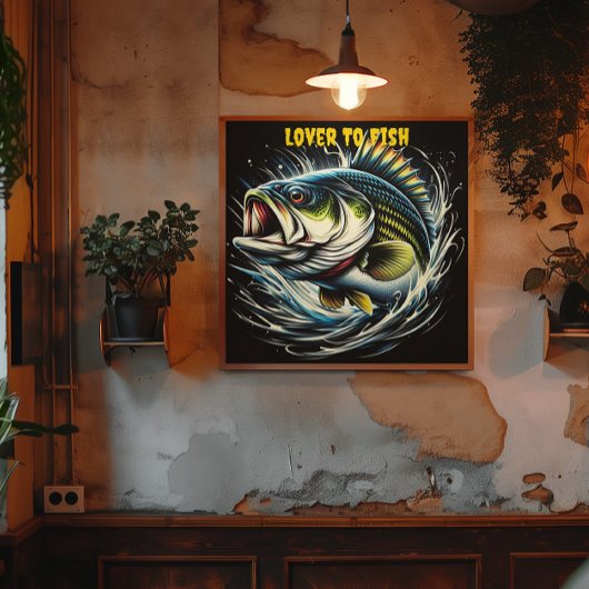 Majestueuze vissen: De grote-mondwonder Poster