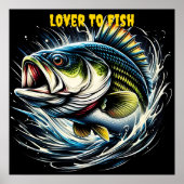 Majestueuze vissen: De grote-mondwonder Poster (Voorkant)